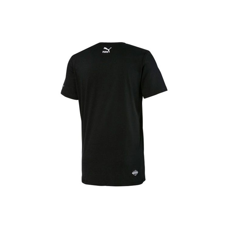 Puma X Tyakasha Collection Short Sleeve T-Shirt Unisex Tops Black 595735-01