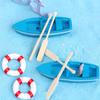 Mini Artificial Sunshade Beach Chair Micro Fairy Garden Miniature Doll House