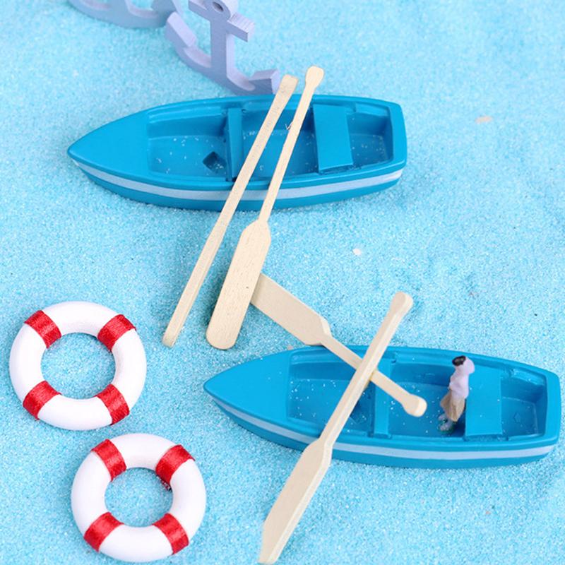 Mini Artificial Sunshade Beach Chair Micro Fairy Garden Miniature Doll House