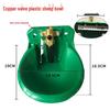 Thickened Automatic Float Ball Drinking Bowl for Cattle, Horse, and Sheep - Durable Plastic for Animal Husbandry.