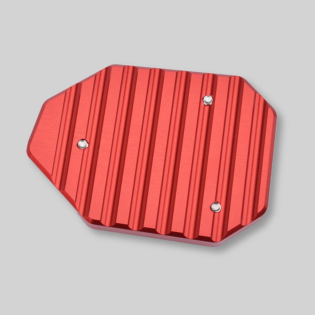LEDISHUN Motorcycle Side Stand Plate for Kawasaki Vulcan S (2016-2024) (Red)