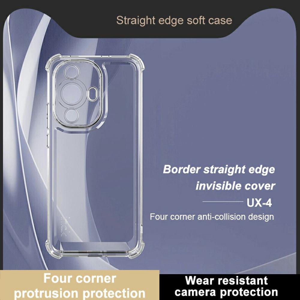 IMAK UX-4 Series Clear Phone Case for Huawei nova 11/nova 12 5G/nova 12s 4G/nova 12 Lite 4G Four Corner Shockproof TPU Back Cover