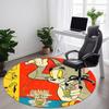 1pc Tom Jerry Office Round Area Rug, Under Office Chairs Bedroom Living Room Home Decor, Room Deco, Available In Various Sizes