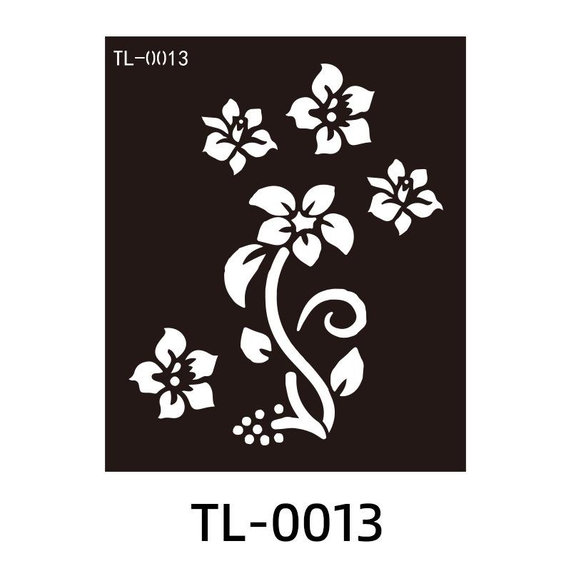Beauty Sticker Hollow Tattoo Sticker Juice Inkjet Tattoo Template Diy