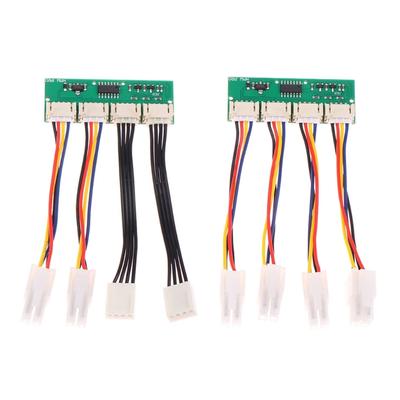 Efficient Cooling Fan Simulator Fan Component Decorative Fan Emulator Fan Part ABS Texture Suitable for Home Environment