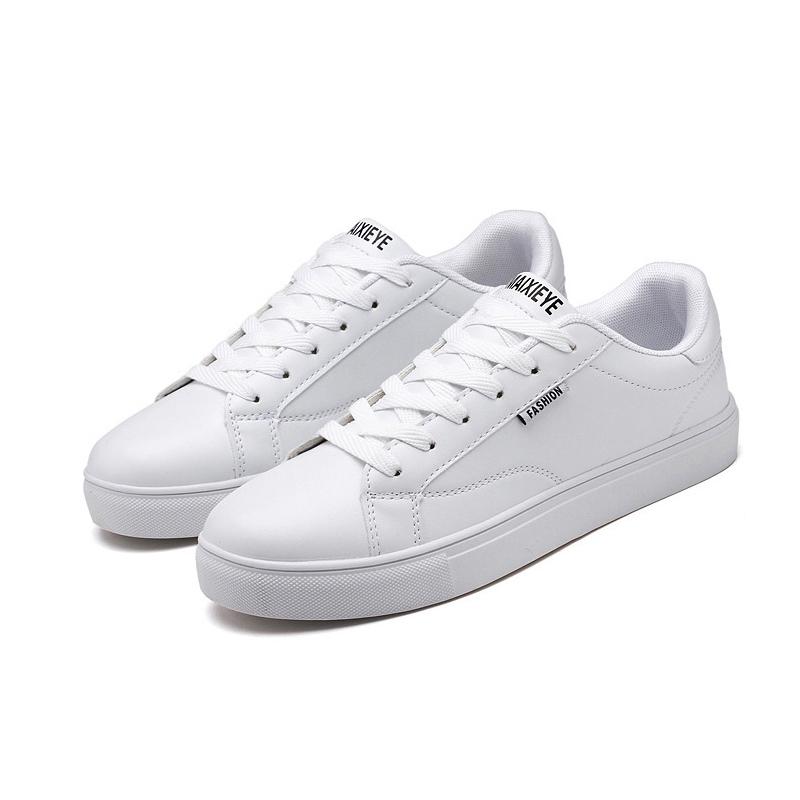 

Men s Casual Skateboarding Shoes White Shoes Outdoors Leisure Sneakers Breathable Walking Shoes Flat Shoes Chaussure Homme 39-48 39 белый