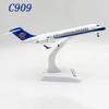 Diecast Alloy Airplane 24CM C909 Airways ARJ-21 China Southern Aircraft Model With Plane Base & Wheels Home Decoration Gift