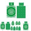 Celtic Fc Cartoon Anime Bedding Set With Microfiber Fabric For Bedroom Decor