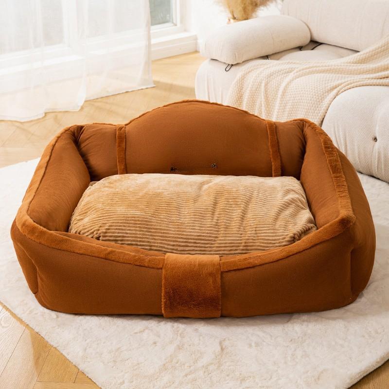 Dog Bed for All Seasons  Dog Bed for Large Dogs  Golden Retriever  Satsuma  Open Style  Removable and Washable Dog Mat  Pet Supplies