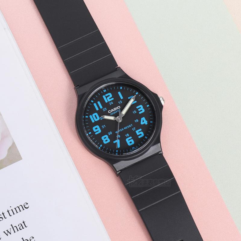 Casio Volkswagen Pointer Series Fashion Simple Business All-match Neutral Classic Pointer Waterproof Quartz Movement Resin Strap Japanese and MQ-71-2B