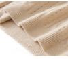 2025 Autumn/Winter Women's 100% Cashmere Round Neck Hollow Cable Knit Casual Loose Pullover Sweater