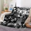 HD Juice WRLD 999 3D Legende Rapper Star Weiche Plüschdecke, Flanell-Überwurfdecke für Wohnzimmer Schlafzimmer Picknick Bett Sofa Abdeckung
