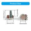 Pack of 10 Small Size Guitar 18mm Potentiometers 18mm Height Guitar Taper Pots Guitar Taper Pots for Volume Tone Control