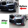 For BMW X3 X4 G01 G02 M Sport 2018 2019-2021 Front Bumper Splitter Fog Lamp Grill Spoiler Cover Air Vent Wind Knife Body Kits