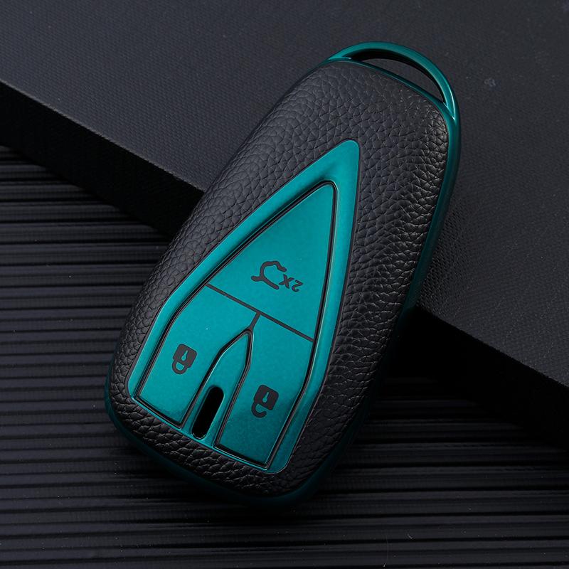 TPU Leather Shell Fob for Changan UNIT UNIK CS35PLUS CS55 PLUS CS75 PLUS Oshan X7 X5 Car Key Case Cover Car Accessories