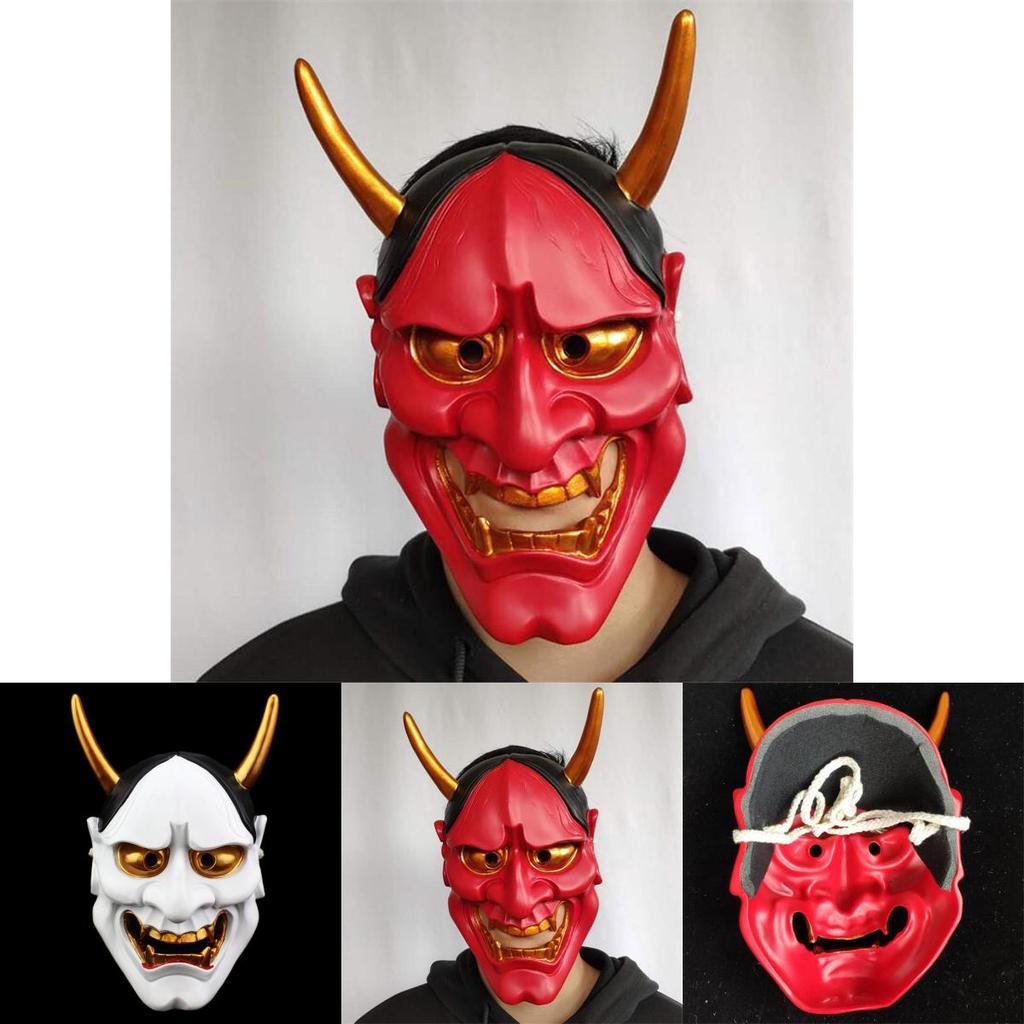 Prajna Face Mask For Carnival Resin Construction With Spooky Design For Event Use