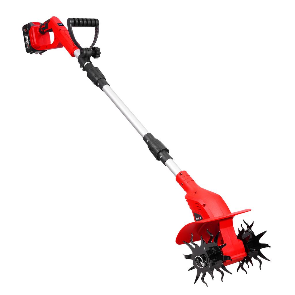 ONEVAN Bürstenloser 1600W Elektrischer Bodenfräse Fräse Kultivator Rasenmäher Akku-Vertikutierer Gartengerät Für Makita Batterie Pin