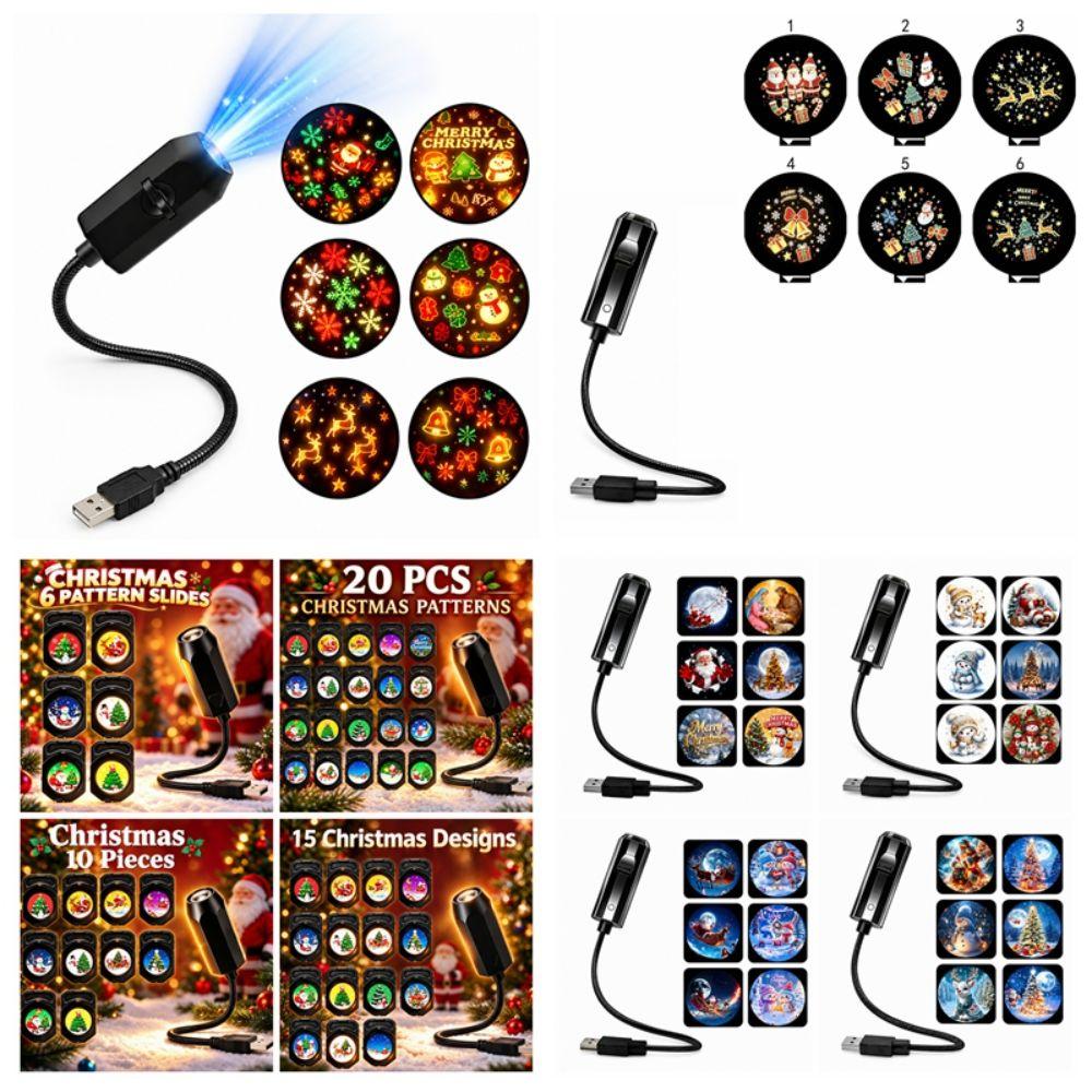 Creative LED Night Light LED Light Source Ambient Light Christmas Projector Lamp Indoor Decoration