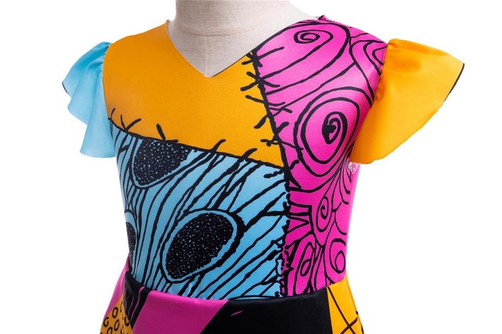 Dressy Daisy Nightmare Christmas Cosplay Costume with Accessories for and Halloween Sizes Toddlers, Kids, Kids, Outfit, 6-7