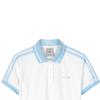 Skechers Color Block Striped Polo Short Sleeve Dress Women dresses Bright-White L221W223-0019