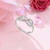 Original   CopperSparkling Forever Love Mom Ring For Women Girls Jewelry Birthday Anniversary Gifts