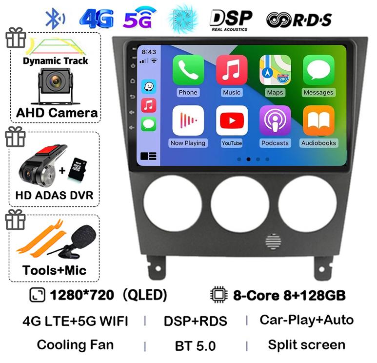 Android 14 Carplay Auto 4G Wifi For Subaru Impreza GD GG 2002 - 2007 Car Radio Multimedia Player GPS 360 Camera Stereo Head Unit