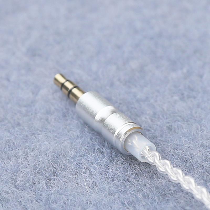 Hifi Earphone Upgrade Cable Mmcx 3.5Mm 1.2M Silver Plated Core Cable For Sennheiser Ie200/Ie300/Ie600/Ie900/Akg N5005/N30