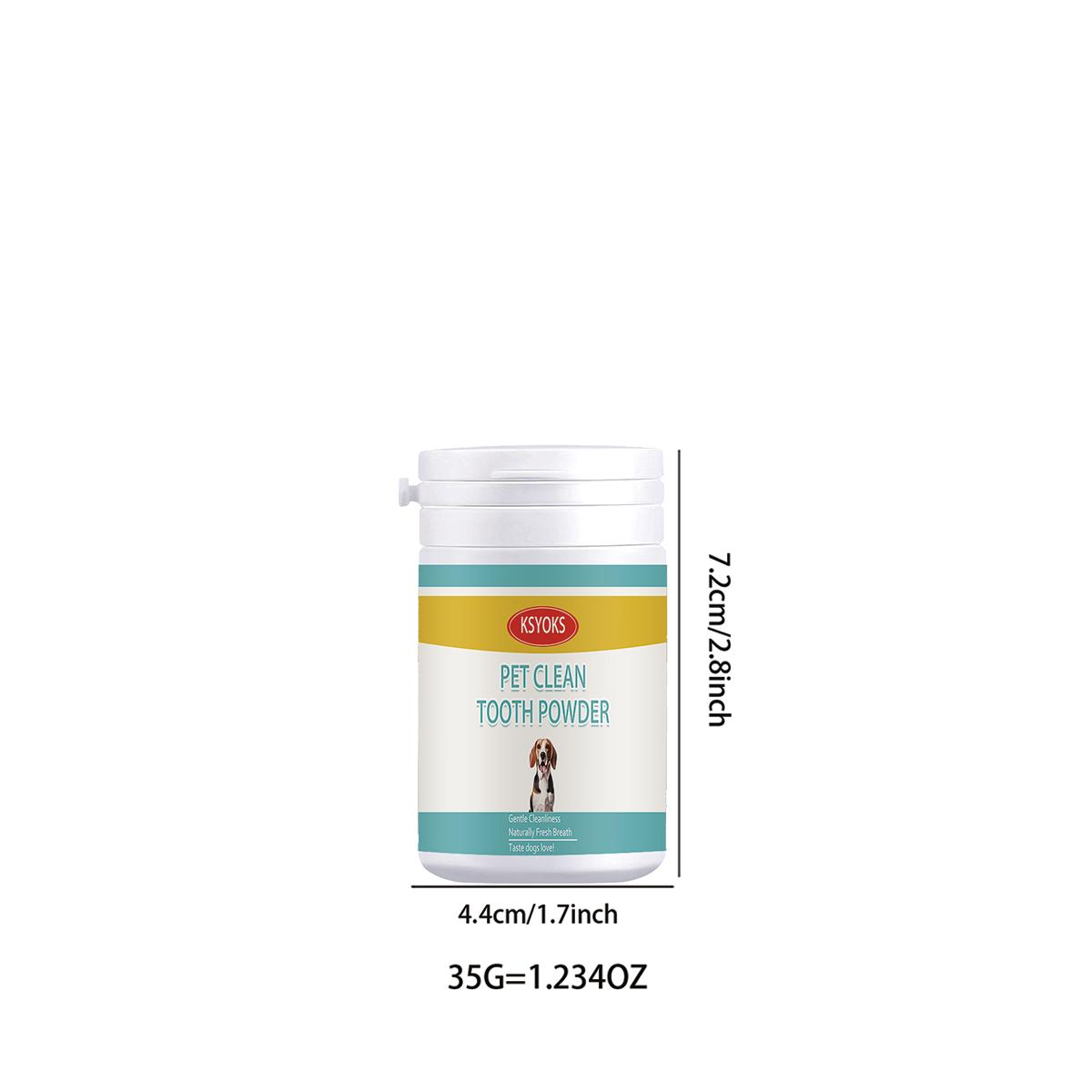 

Pet tooth powder deeply cleans the gaps between teeth and food residues, with obvious cleaning effects, making furry children s breath fresh 35g