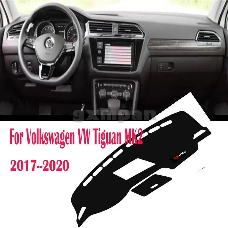 Nakładka Ochronna na Deskę Rozdzielczą Dla Volkswagen VW Tiguan MK2 Akcesoria Mata Przeciwsłoneczna na Deskę Rozdzielczą Anti-UV Dywan 2017 2018 2019 2020