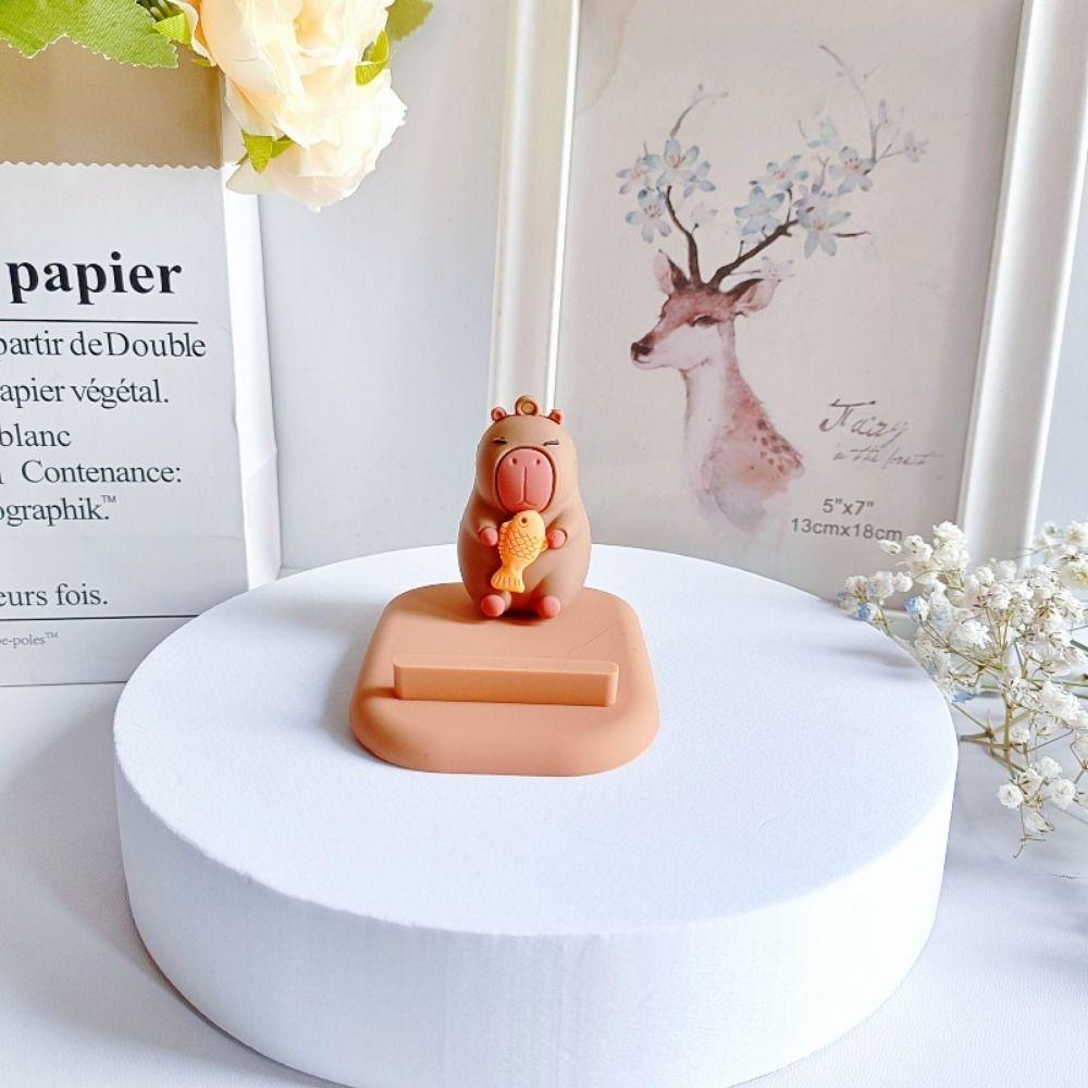 

ПВХ Держатель для телефона Капибара Настольная подставка для мобильного телефона Капибара Подставка для телефона Дельфин Прямая трансляция style 3