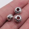 10pcs Spacers Beads Small Hole Beads For Jewelry Making Antique Silver Color DIY Crafts Making Findings Handmade Jewelry