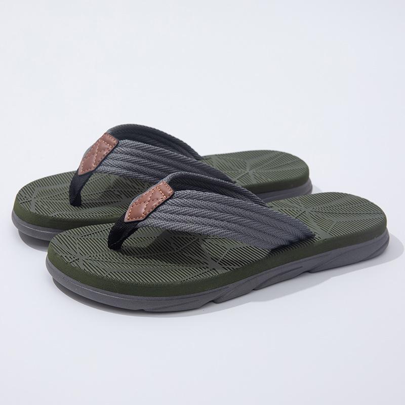 Summer Flatform Sandals For Men Outdoor Non-slip Beach Flip Flops Fashion New Soft Casual Home Slippers Bathroom Slippers