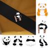 Zinc Zinc Alloy Clothes Pins Enamel Animal Brooch Kawaii Cartoon Panda Brooch  Men
