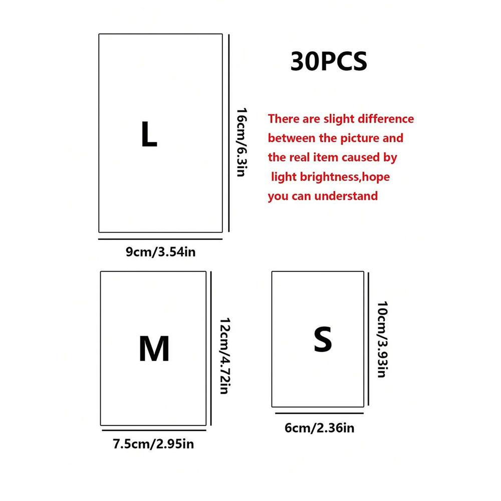 30 stuks Holografische Ziplock Zak Hersluitbaar Laser Plastic Afdichtbare Zakken Sieraden Voedsel Snoep Cadeau Kleine Bedrijfsverpakking