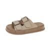 Children Slide Sandals Adjustable Buckle Straps Lightweight Non Slip Sole Comfortable Footwear for Kids Indoor Outdoor Use