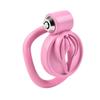 Mannlig ABS Rosa Fuglebur Kyskhetslås SM Manuell Hundeslave Bondage Voksen Alternative Sexleketøy