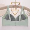 Plus Size Lace Wireless Push-Up Bra: Breathable, Comfortable Support for Mid-Aged Women