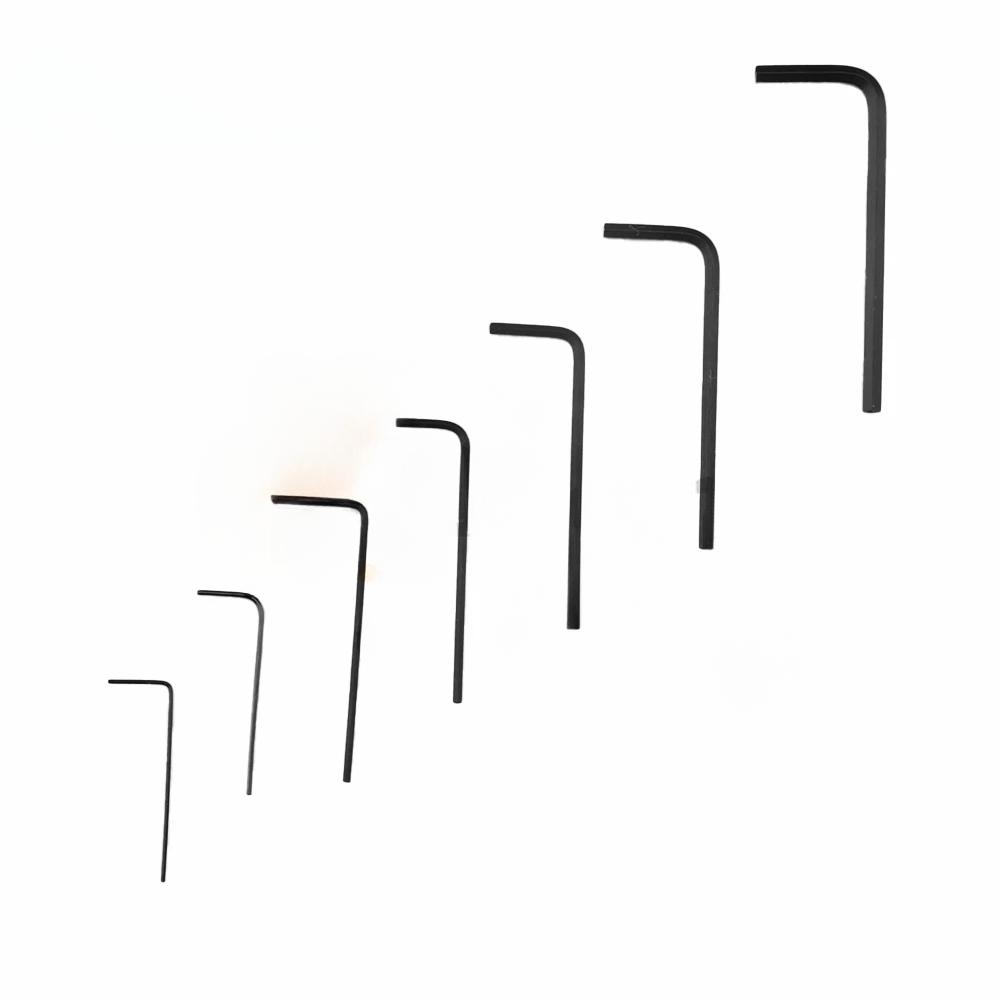 7PCS/Set 0.7~3mm Mini Hexagon Key Allen Key Set Alloy Steel Wrench Screwdriver Kit Multifunctional Repair Hand Tools