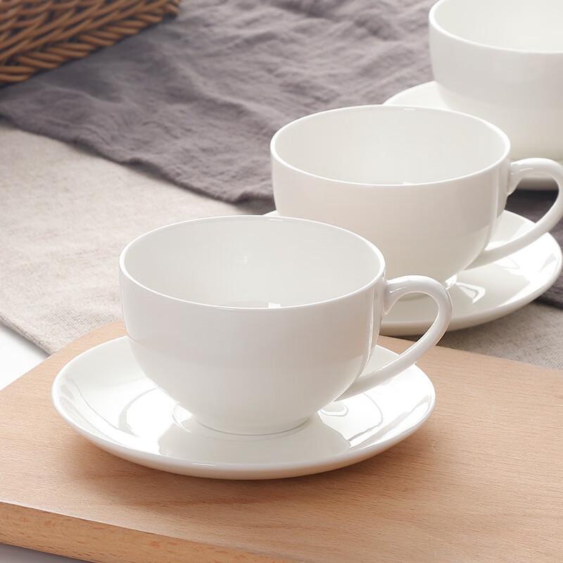 Lu Feng Lai Italian Style Bone China Coffee Cup and Saucer Set