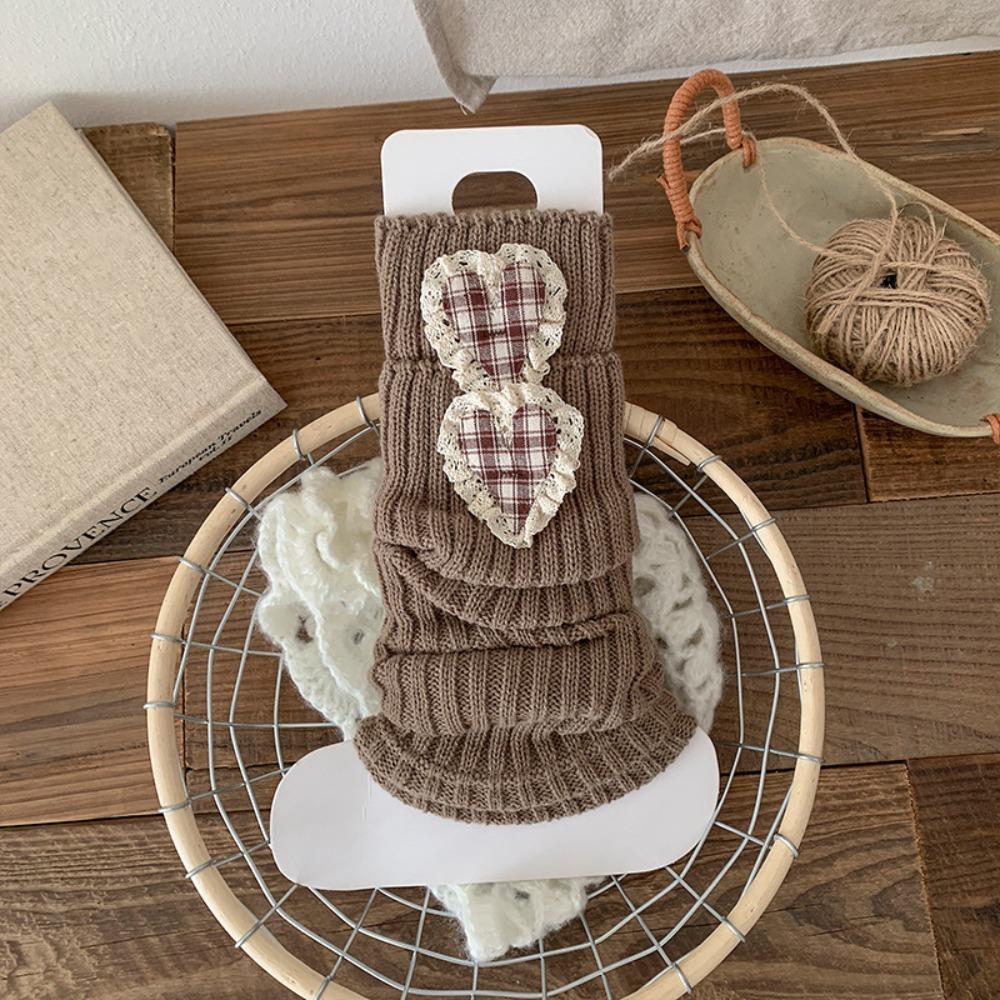 Новые Детские Наколенники Вязаные Утепленные Лолита Длинные Носки Сохраняют Тепло Однотонные Носки До Середины Икры Зимние