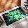Cristiano Ronaldo Printed Crystal Velvet Rug Non‑Slip Crystal Velvet Carpet For Sofa Bedroom Indoor Home Decoration
