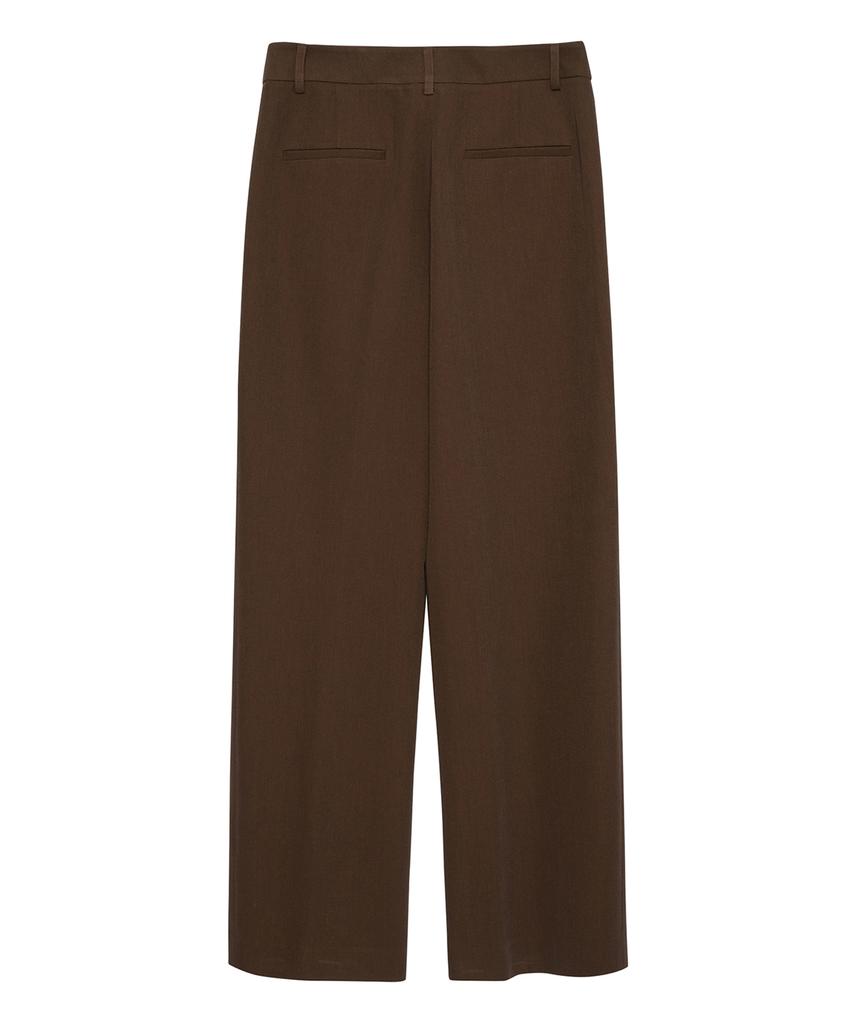 LEFTSEOUL Classic Slacks Pants [Brown]