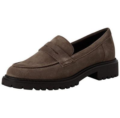 Slippers femininos Tamaris Damen dunkelbeige 27010947