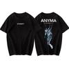 2025 Summer Dj Anyma Top 100 Dj Thailand S20 Ssk Vac Electric Syllables Wear A T-shirt Fashion Casual Loose Tops Unisex