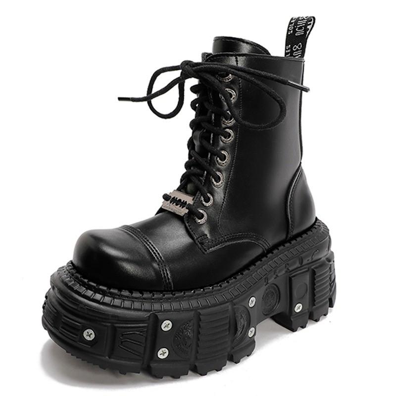 Sieviešu Punk Zābaki Platforma Personalizēts Dizains