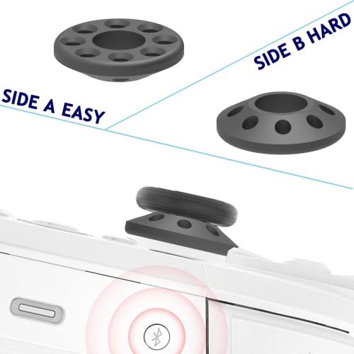 precision ring ps5, ps4, xbox one, xbox series x s, xbox 360, switch pro aim assist target motion controller ring rubber silicone soft flexible thumbs