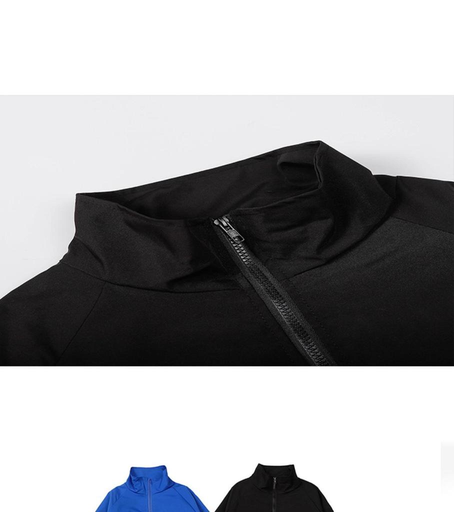 Unisex Sportjacke im Hongkong-Stil mit Reflektoren - Trendig, Unifarben, Locker geschnitten für Herbst & Winter