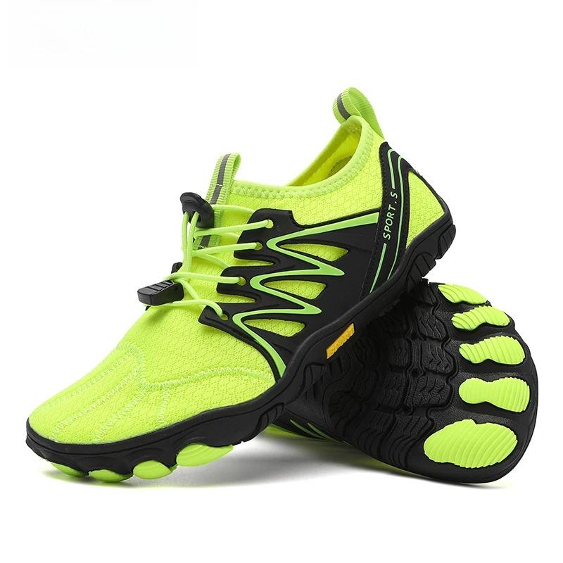 Schnelltrocknende Strandwatschuhe Unisex Atmungsaktive Wassersport-Schuhe Rutschfeste Weiche Sohle Wasserschuhe zum Surfen Angeln