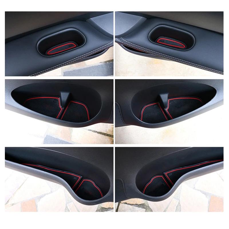 Tapete de Encaixe Antiderrapante para Kia Rio 4 Tonic X-Line FB UC 2017 2018 2019 2020 2025 2025 Tapetes Antiderrapantes para Carro Acessórios de Interior com Ranhuras