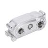 313mm Wheelbase Metal Chassis Frame Transfer Case Replacement Parts Fit for 1 10 RC Crawler CarSilver